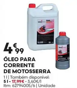 Bricomarché Óleo para corrente de motosserra promoção