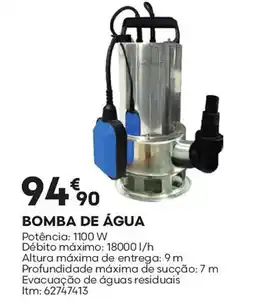 Bricomarché Bomba de água Potência: 1100 W promoção