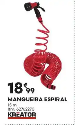 Bricomarché Mangueira espiral 15m promoção