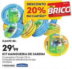 Bricomarché Kit mangueira de jardim promoção