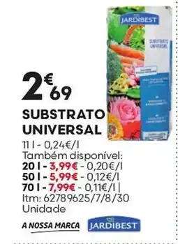 Bricomarché Substrato universal promoção