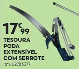 Bricomarché Tesoura poda extensivel com serrote promoção