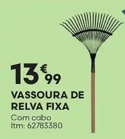 Bricomarché Vassoura de relva fixa promoção