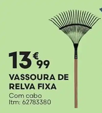 Bricomarché Vassoura de relva fixa promoção