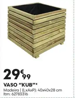Bricomarché Vaso "kub" promoção