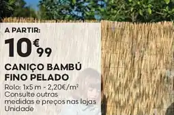 Bricomarché Canico bambú fino pelado promoção