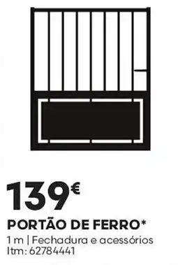 Bricomarché Portão de ferro promoção
