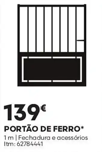 Bricomarché Portão de ferro promoção