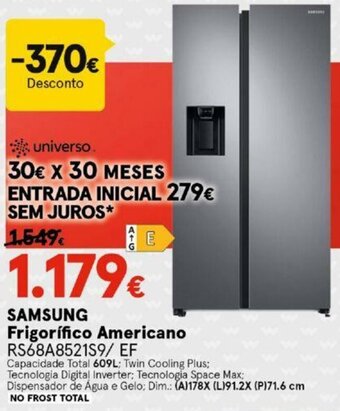 Worten Samsung Frigorífico Americano promoção