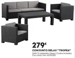 Bricomarché Conjunto relax "tropea" promoção