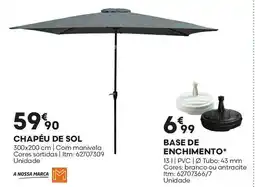 Bricomarché Chapéu de sol promoção