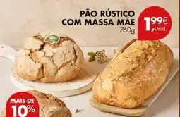 Pingo Doce Pão rústico com massa mãe promoção