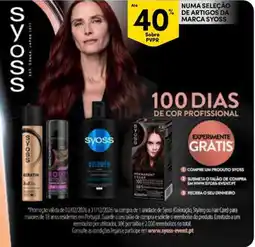 Continente Numa seleção de artigos da marca syoss promoção