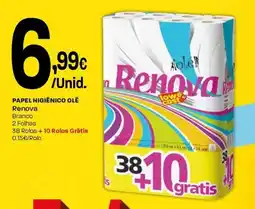Intermarché Papel higiénico ole Renova promoção