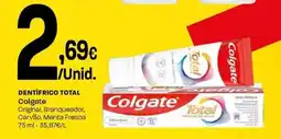 Intermarché Dentifrico total colgate promoção