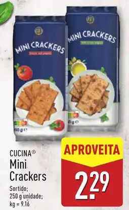 ALDI CUCINA Mini Crackers promoção