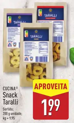 ALDI CUCINA Snack Taralli promoção