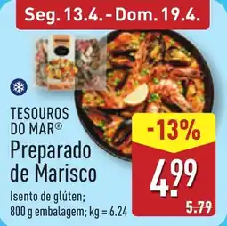 ALDI TESOUROS DO MAR Preparado de Marisco promoção
