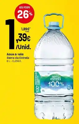 Intermarché Água s/gas Serra da Estrela promoção