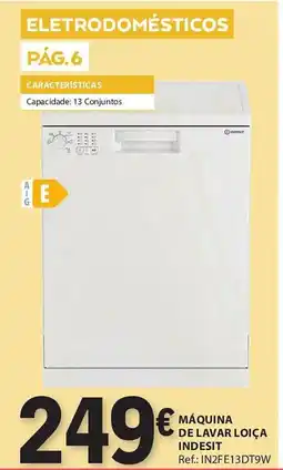 E.Leclerc Máquina de lavar loiça indesit promoção