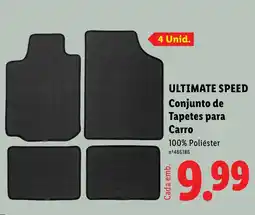 Lidl ULTIMATE SPEED Conjunto de Tapetes para Carro promoção
