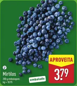 ALDI Mirtilos promoção
