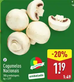 ALDI Cogumelos Nacionais promoção