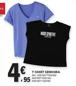E.Leclerc T-shirt senhora promoção