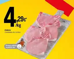 Intermarché Porco costeleta do lombo promoção