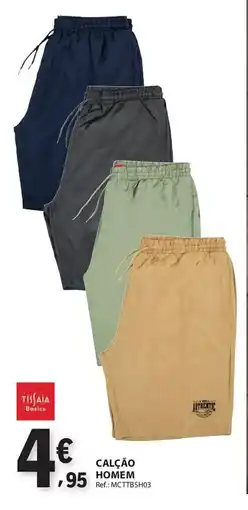 E.Leclerc Calção homem promoção
