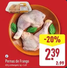 ALDI Pernas de Frango promoção