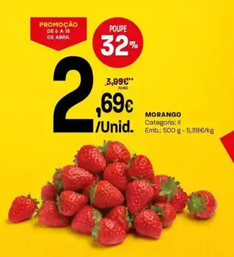 Intermarché Morango promoção