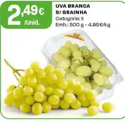 Intermarché Uva branca s/grainha promoção