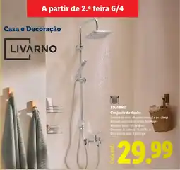 Lidl LIVARNO Conjunto de duche promoção
