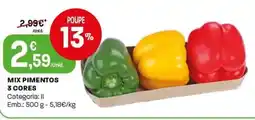 Intermarché Mix pimentos 3 cores promoção