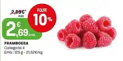 Intermarché Framboesa promoção