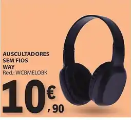 E.Leclerc Auscultadores sem fios way promoção