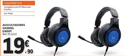 E.Leclerc Auscultadores gaming ewent promoção
