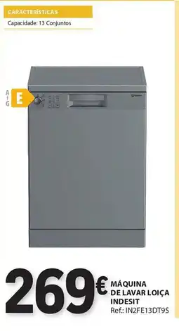 E.Leclerc Maquina de lavar loiça Indesit promoção