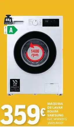 E.Leclerc Máquina de lavar roupa samsung promoção