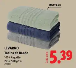 Lidl LIVARNO Toalha de Banho promoção