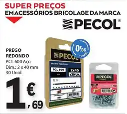 E.Leclerc Prego redondo promoção
