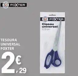 E.Leclerc Tesoura universal foxter promoção