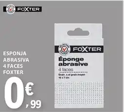 E.Leclerc Esponja abrasiva 4 faces foxter promoção
