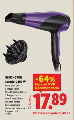Lidl REMINGTON Secador 2200 W promoção
