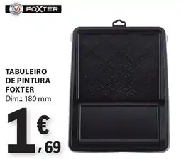 E.Leclerc Tabuleiro de pintura foxter promoção
