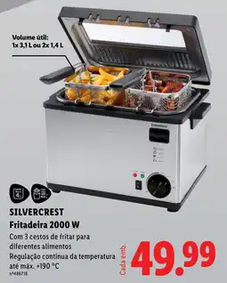 Lidl SILVERCREST Fritadeira 2000 W promoção
