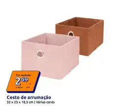 Action Cesto de arrumação promoção