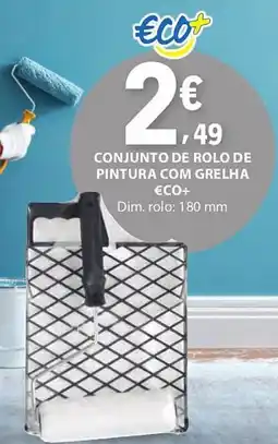 E.Leclerc Conjunto de rolo de pintura com grelha €co+ promoção