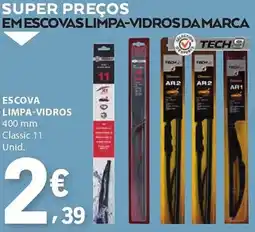 E.Leclerc Escova limpa-vidros 400 mm promoção